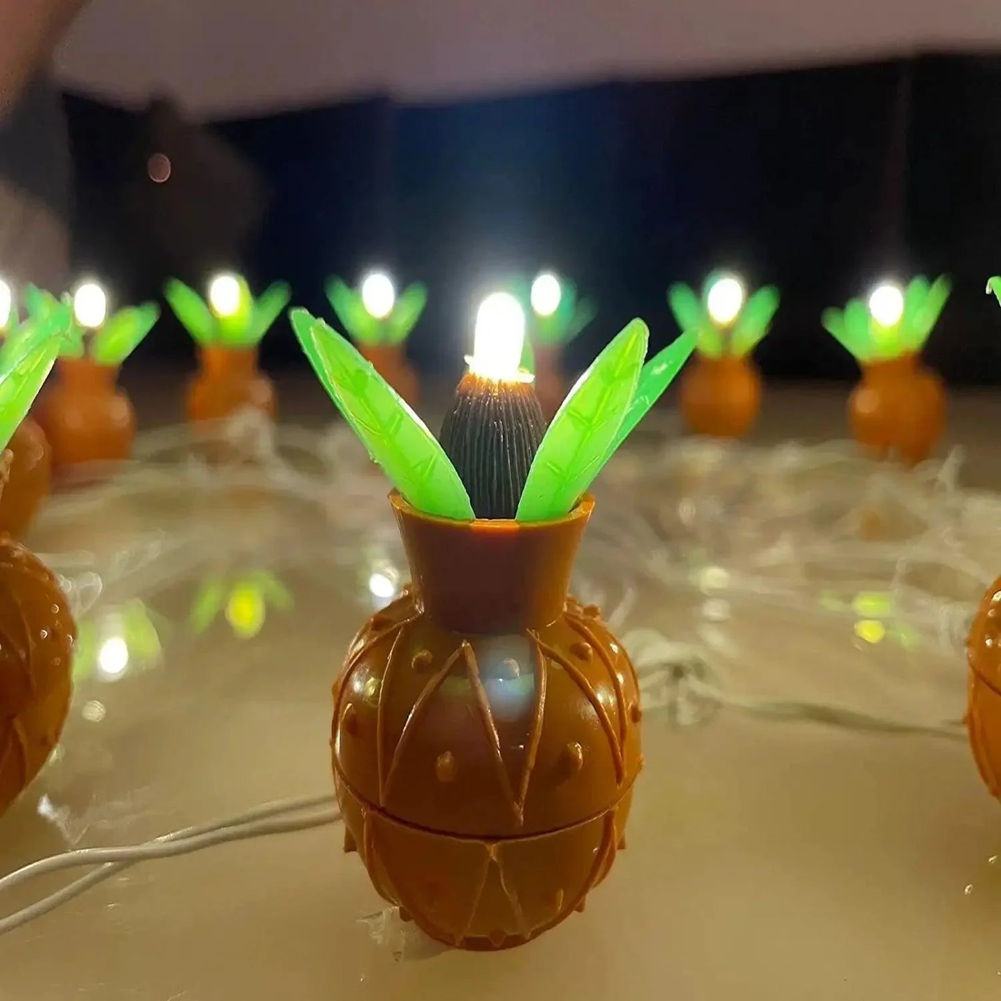 ALiLa Brown Kalash Rice Light Lamp Fairy String for Home Pooja Puja Mandir Decoration Diwali Light (12Feet/3meters) - ALiLA