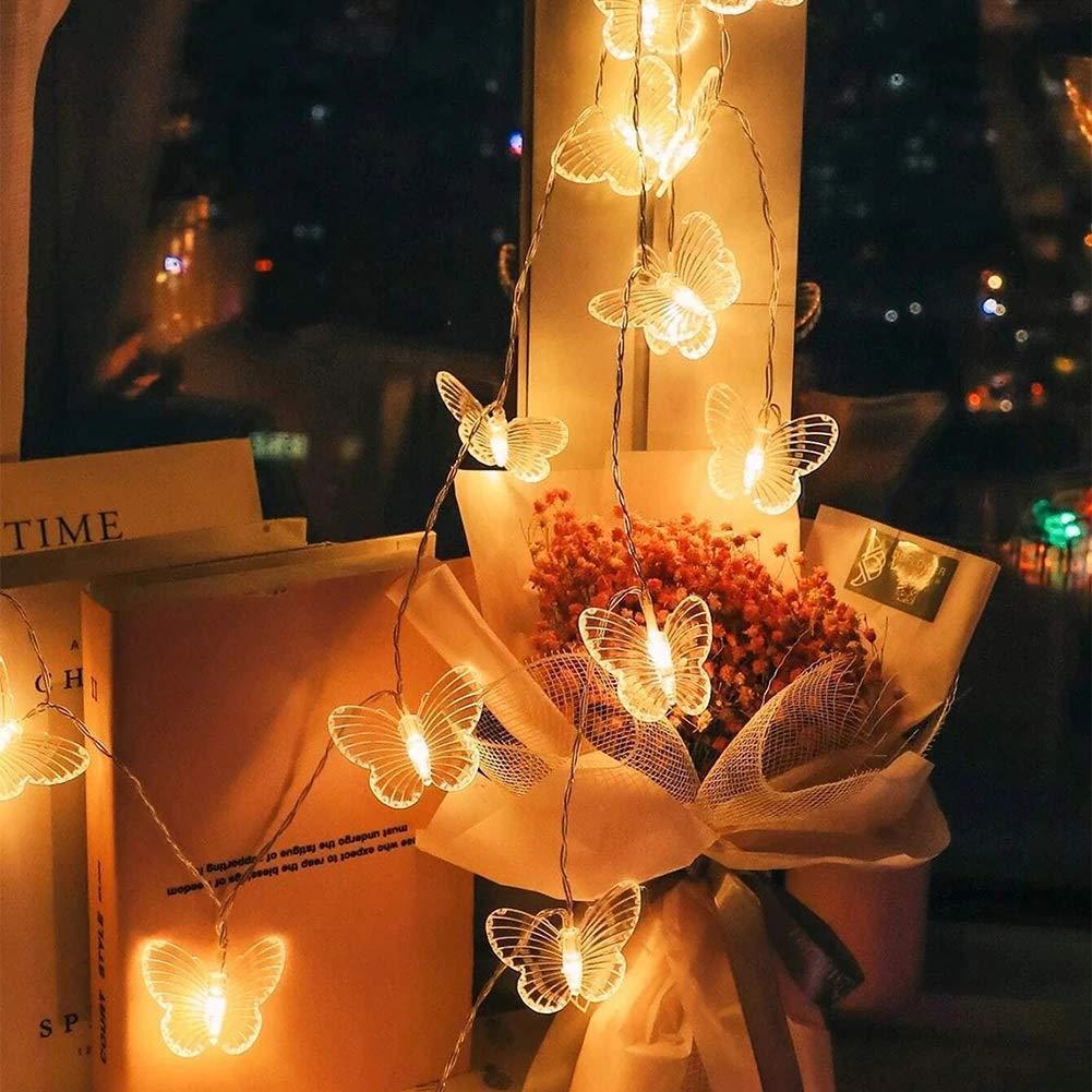 ALiLa Butterfly LED String Light for Home office balcony garden window curtain decoration, Warmwhite/3.5 meter - ALiLA