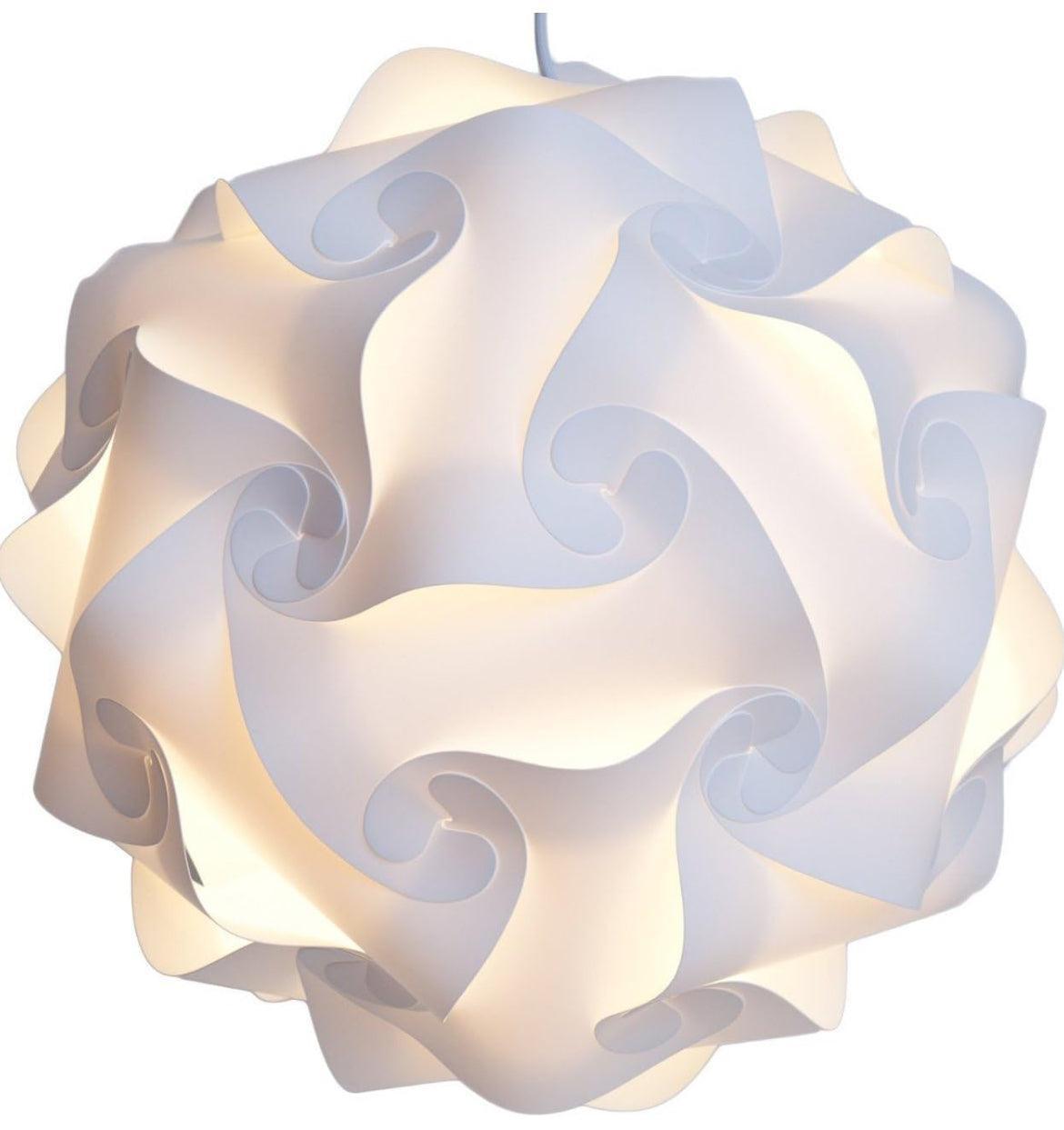Jigsaw Puzzle Fire Ball Akash Kandil Lantern Lamp Shade kandil Jhummar for Decoration Hotels Home Diwali Light, (Self Assembly - DIY: DO IT Yourself) - ALiLA