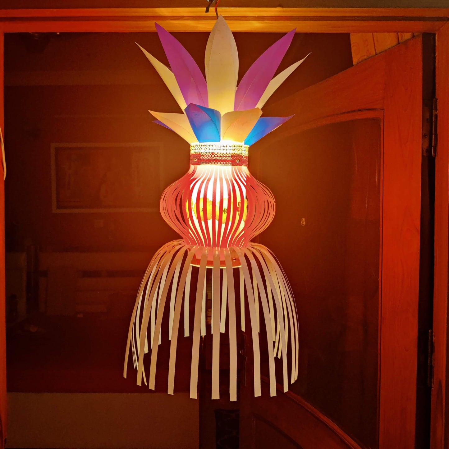 ALiLa Akash Kandil For Diwali Balcony, Hanging Lantern For Home Living Room Festive Decor Decoration Lanterns - ALiLA