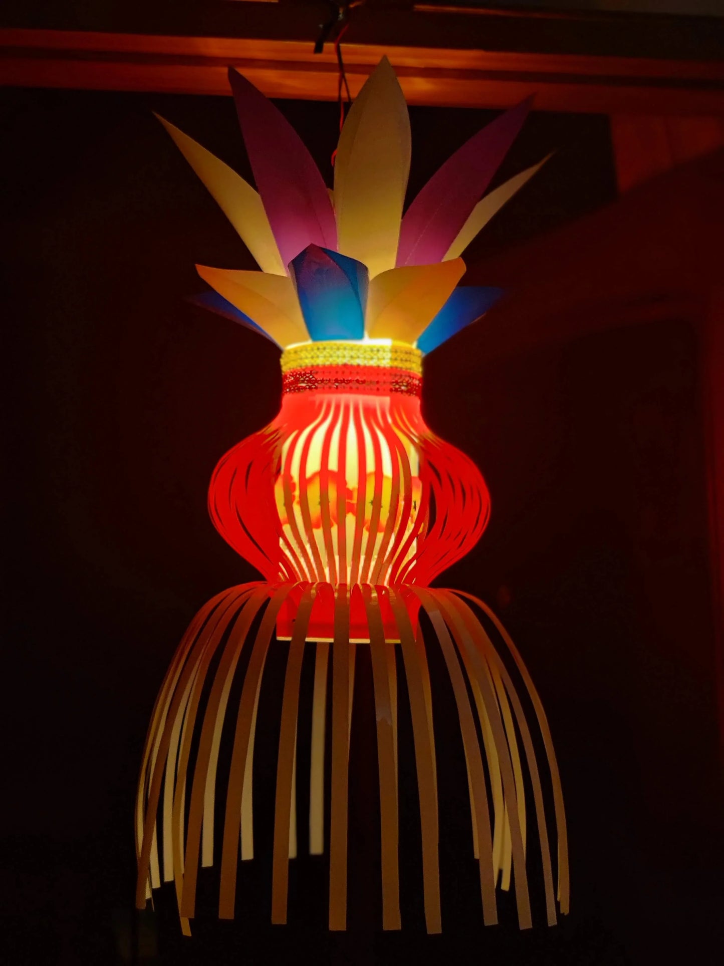 ALiLa Akash Kandil For Diwali Balcony, Hanging Lantern For Home Living Room Festive Decor Decoration Lanterns - ALiLA