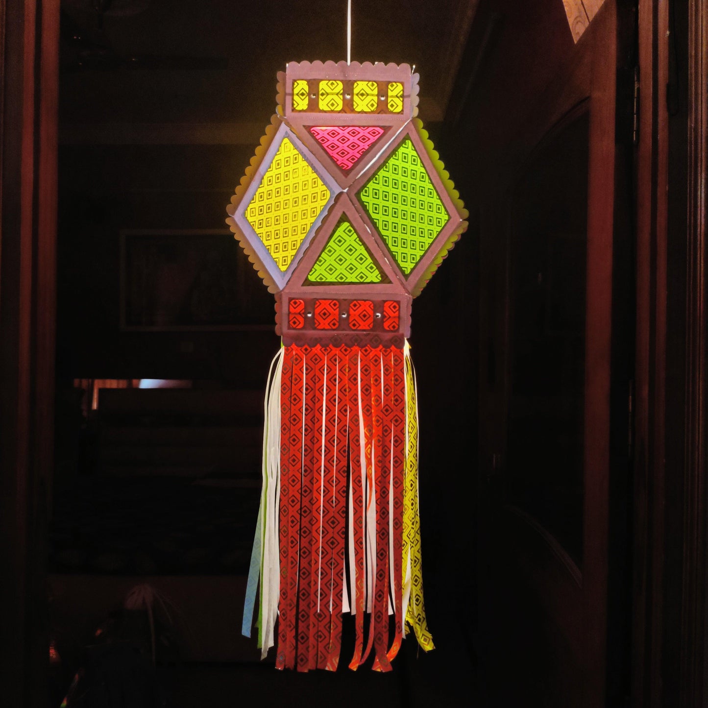ALiLa Akash Kandil For Diwali Balcony, Hanging Lantern For Home Living Room Festive Decor Decoration Lanterns - ALiLA