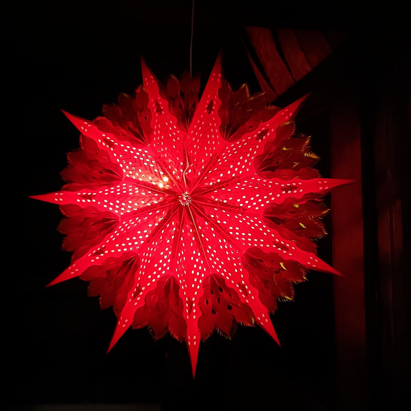 ALiLa Star Lantern Kandil For Diwali Christmas Balcony, Akash Hanging Lantern For Home Living Room Xmas Festive Decor Decoration - ALiLA