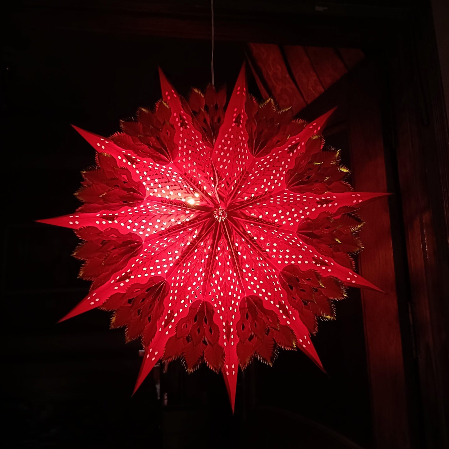 ALiLa Star Lantern Kandil For Diwali Christmas Balcony, Akash Hanging Lantern For Home Living Room Xmas Festive Decor Decoration - ALiLA