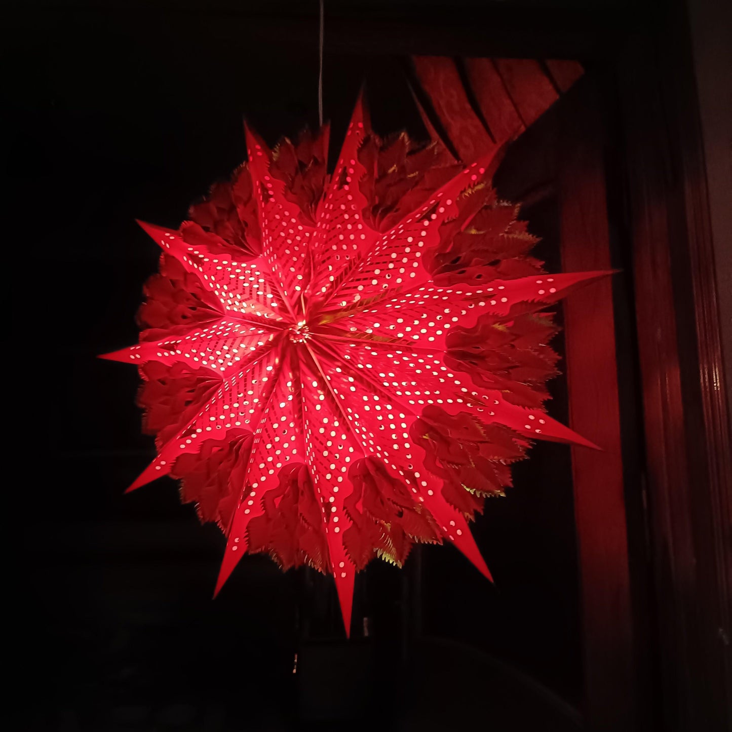 ALiLa Star Lantern Kandil For Diwali Christmas Balcony, Akash Hanging Lantern For Home Living Room Xmas Festive Decor Decoration - ALiLA