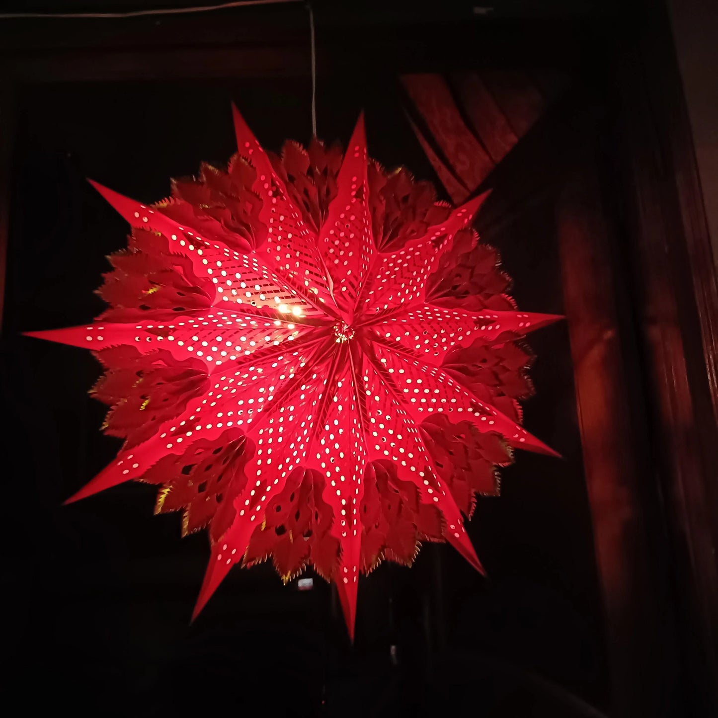 ALiLa Star Lantern Kandil For Diwali Christmas Balcony, Akash Hanging Lantern For Home Living Room Xmas Festive Decor Decoration - ALiLA