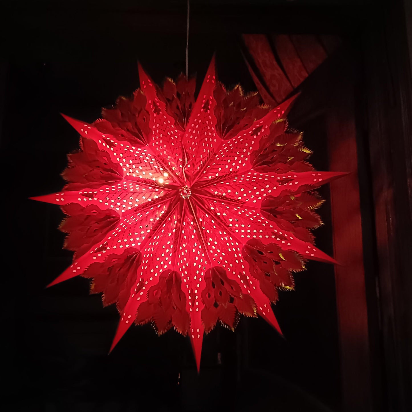 ALiLa Star Lantern Kandil For Diwali Christmas Balcony, Akash Hanging Lantern For Home Living Room Xmas Festive Decor Decoration - ALiLA