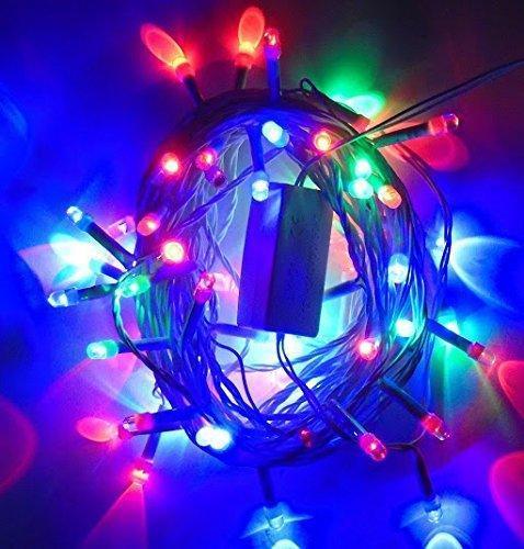 10Meter/32Feet Multicolour LED Fairy String Indoor Outdoor Diwali Lights for Decoration for Home Living Room Decor Christmas Patio Garden Wedding Party Decorations Light, Pack of 1 - ALiLA