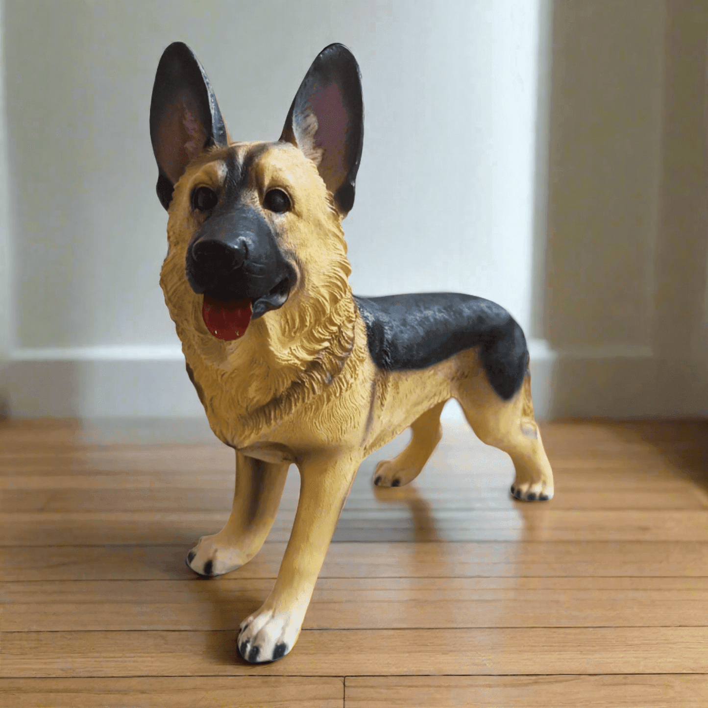 ALiLa Big Dog Realistic Showpiece Statue Figure Idol for Home Decoration Office Decor or gifting, 11 Inches Height - ALiLA