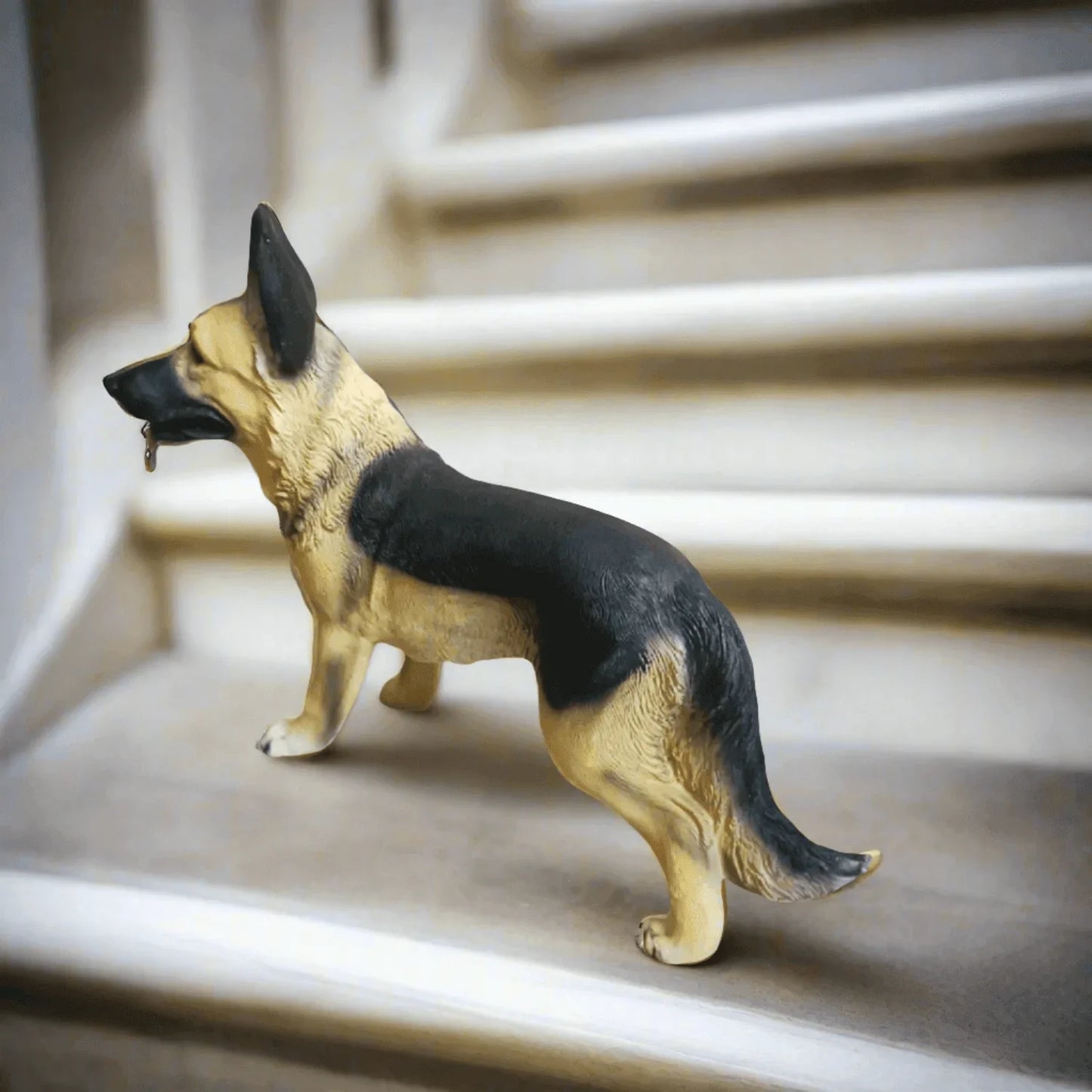ALiLa Big Dog Realistic Showpiece Statue Figure Idol for Home Decoration Office Decor or gifting, 11 Inches Height - ALiLA