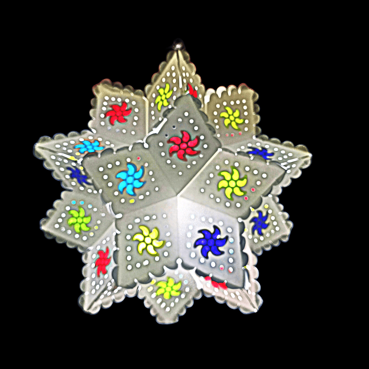 ALiLa Self Assemble DIY Star Lantern Kandil For Diwali Christmas Balcony, Akash Hanging Lantern For Home Living Room Xmas Festive Decor Decoration - ALiLA