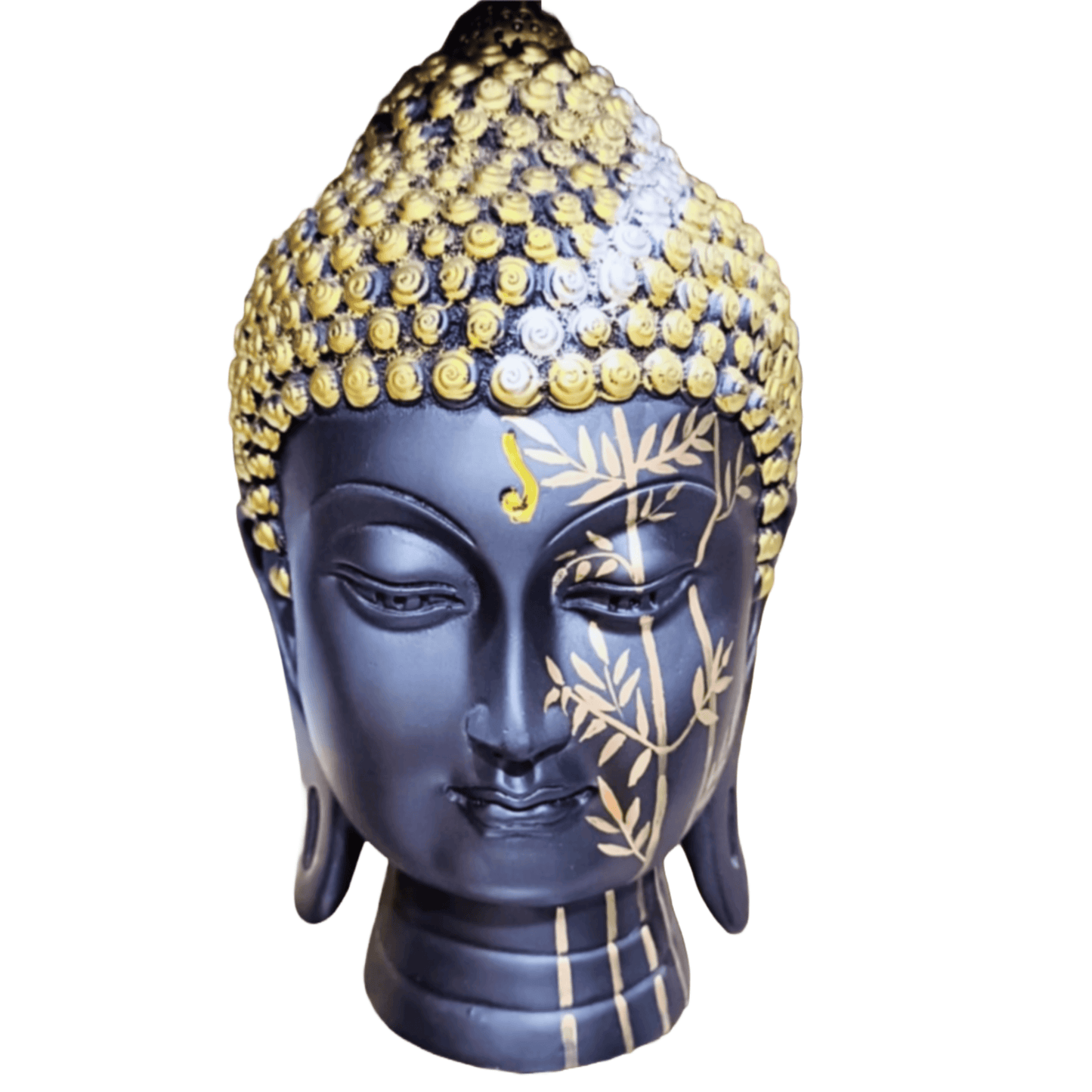 ALiLa Buddha Face Designer Statue Showpiece Idol for Gifting & Home Table Decoration Vastu Lucky, 12 InchesStatue Showpiece Idol for Gifting & Home Table Decoration, - ALiLA