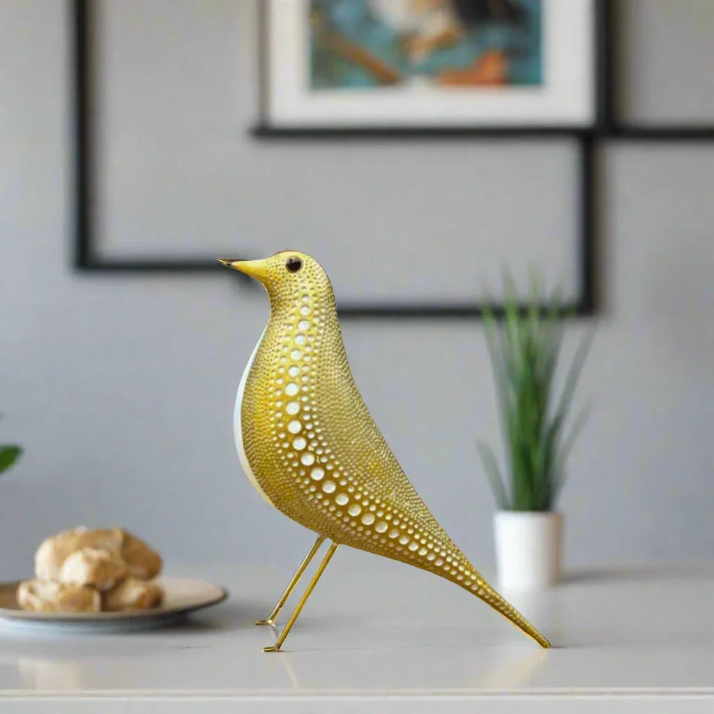 Statue ALiLA Love Bird Statue Figurine showpiece Idols For Home Kitchen Decor | Living Room, Bedroom, Office Desk, Cabinets, 10 inches Statue