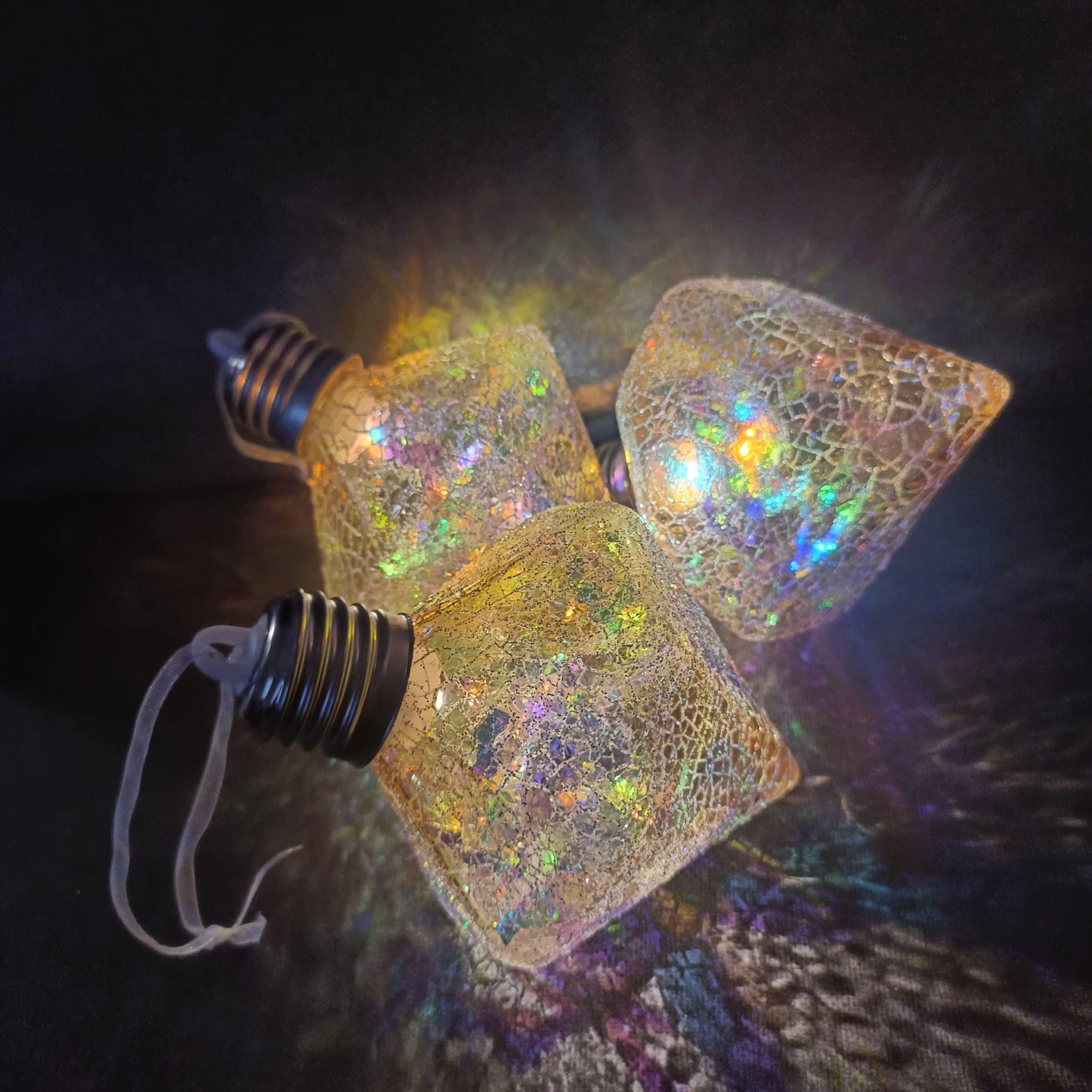 Christmas Artificial Christmas Picks for Christmas Tree Decoration Hanging LED Ornaments, DIY Xmas Wreath, Crafts, Holiday and Home Decor, Set of 3 - ALiLA