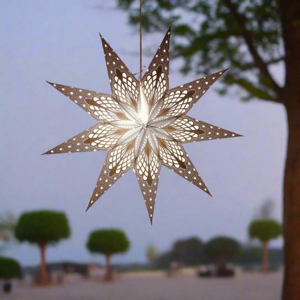 ALiLa Star Lantern Kandil For Diwali Christmas Balcony, Akash Hanging Lantern For Home Living Room Xmas Festive Decor Decoration - ALiLA