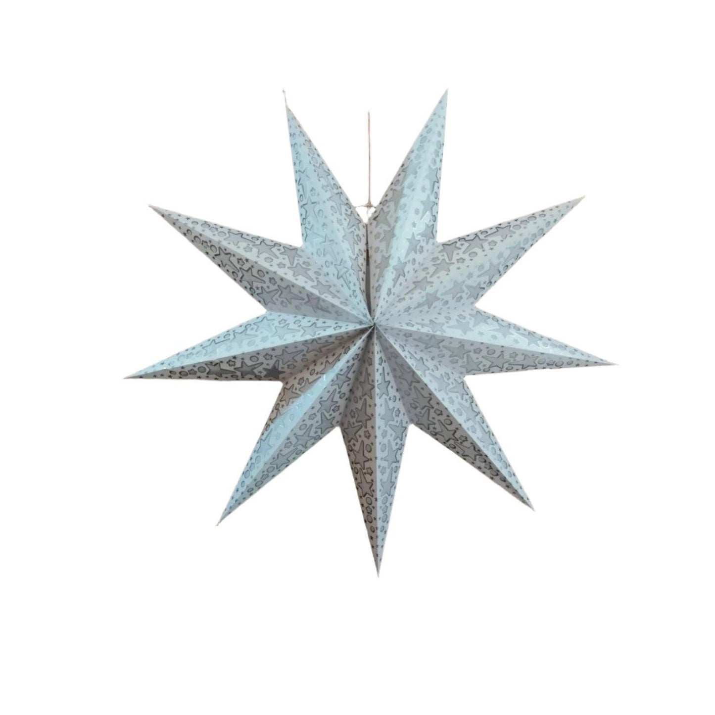 ALiLa White Star Lantern Kandil For Diwali Christmas Balcony, Akash Hanging Lantern For Home Living Room Xmas Festive Decor Decoration - ALiLA