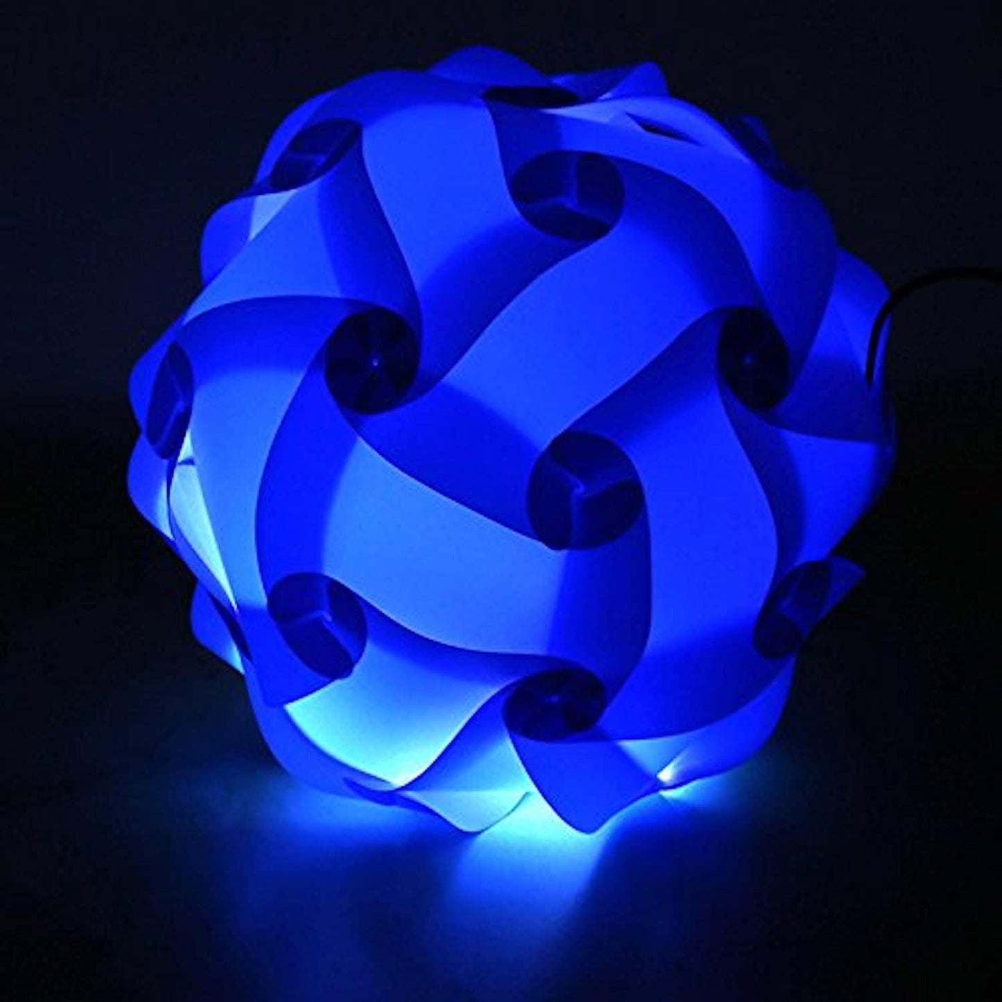 Jigsaw Puzzle Fire Ball Akash Kandil Lantern Lamp Shade kandil Jhummar for Decoration Hotels Home Diwali Light, (Self Assembly - DIY: DO IT Yourself) - ALiLA