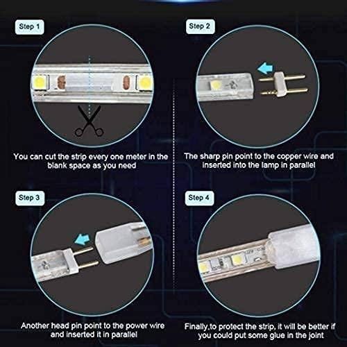 ALILA Flexible EL Wire LED Rope Tube Glow Diwali Christmas Lights Dance Party Decor - ALiLA