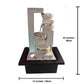 Water Fountain ALiLA ALiLa Diya Waterfall LED Fountain for Office, Table, Living Room, Lawn, Garden Decoration or Gifting item (Copy) Water Fountain