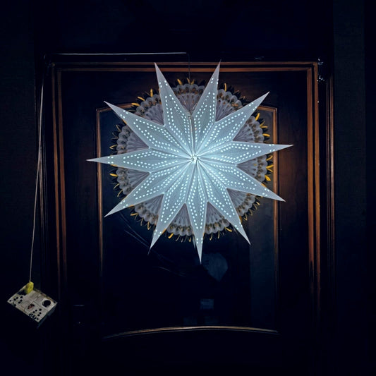 Lantern ALiLA ALiLa Star Lantern Kandil For Diwali Christmas Balcony, Akash Hanging Lantern For Home Living Room Xmas Festive Decor Decoration Lantern