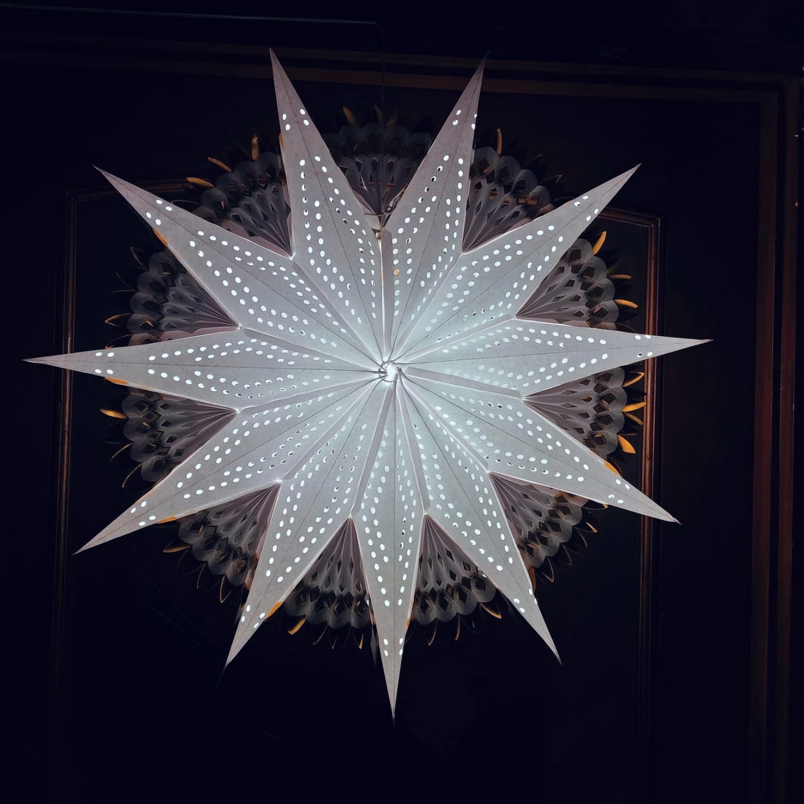 Lantern ALiLA ALiLa Star Lantern Kandil For Diwali Christmas Balcony, Akash Hanging Lantern For Home Living Room Xmas Festive Decor Decoration Lantern