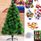 Christmas ALiLA 6 Feet Artificial Christmas Pine Tree with 150 Decorations and LED String Lights Perfect for Home & Office Christmas