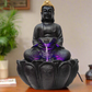 Water Fountain ALiLA ALiLa Kamal Buddha Waterfall Fountain with LED for Home, Living Room, Office table, Balcony, Garden & Lawn decoration & Gifting item Water Fountain