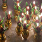 LED String Light ALiLA Copy of Brown Kalash Rice Light Lamp Fairy String for Home Pooja Puja Mandir Decoration Diwali Light (12Feet/3meters) LED String Light