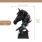 Statue ALiLA Horse Face Statue Idol Showpiece for Home Living Room Decoration & Gifting, 15 inches Height Statue