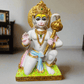 Statue ALiLA ALiLa Lord Hanuman Statue Solid Marble God Figure for Temple, Home, Office or Gifting, 14 Inch Height Statue