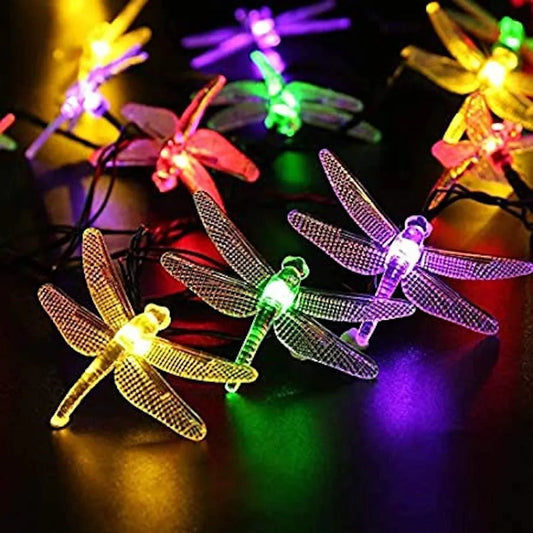 ALiLa Butterfly Dragonfly Fairy String Light for Home, Curtain, Plants Decoration,3.5 Meter, Multicolour - ALiLA