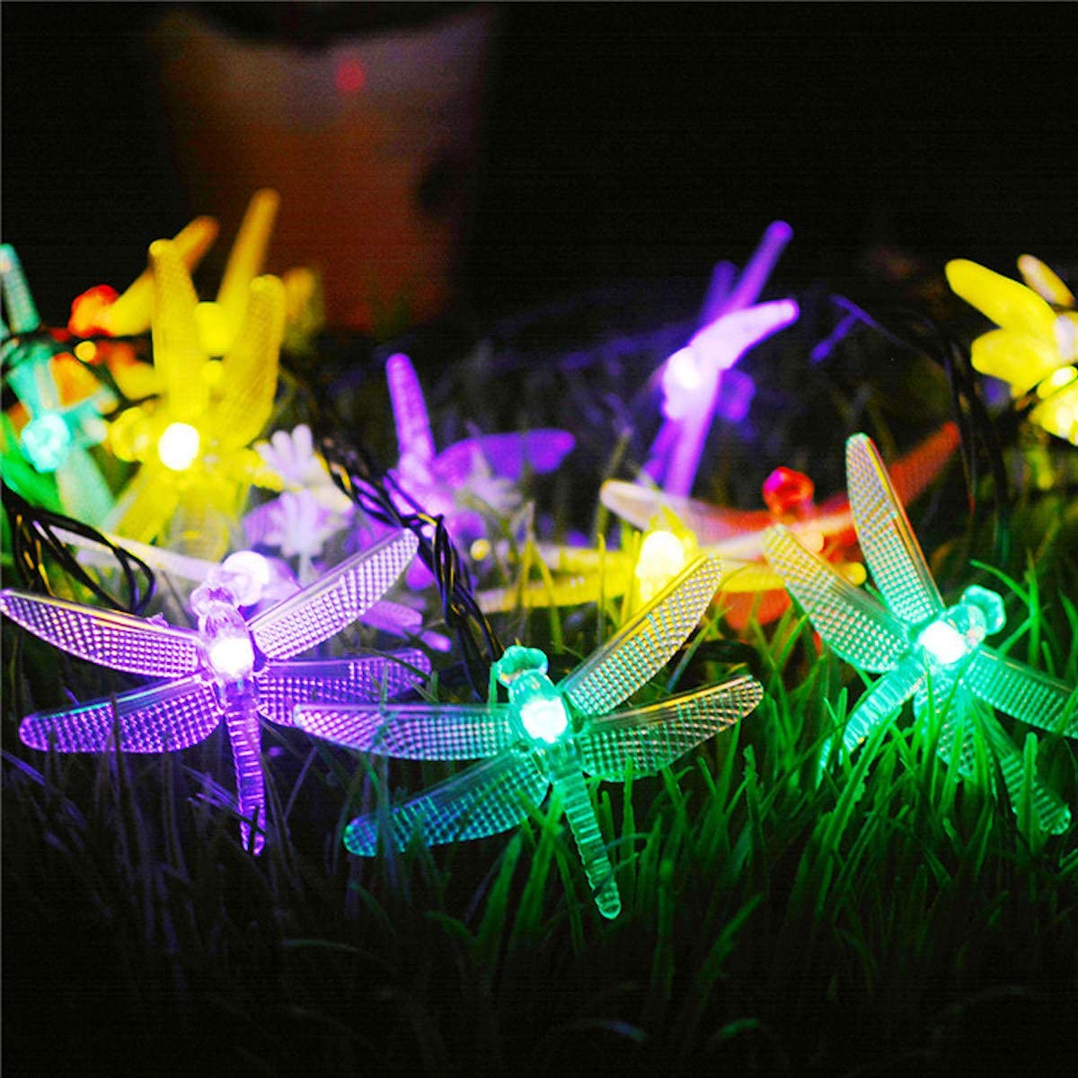 LED String Light ALiLA Butterfly Dragonfly Fairy String Light for Home, Curtain, Plants Decoration,3.5 Meter, Multicolour LED String Light