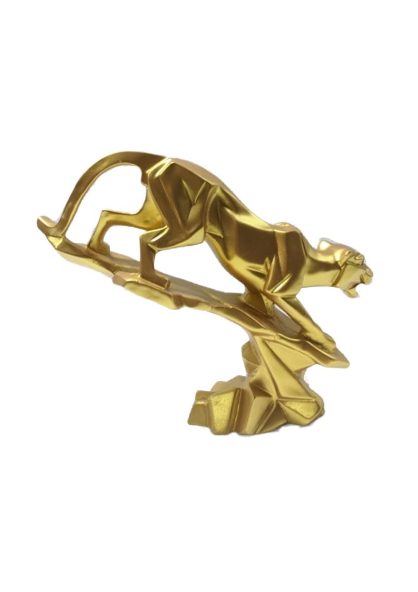 Statue ALiLA Elegant and Majestic Panther/Jaguar Geometrical Statue - Feng Shui Figurine - Enhance Your Home Interior Decor with This Showpiece Decorative Handicraft Item, 8 inches Statue