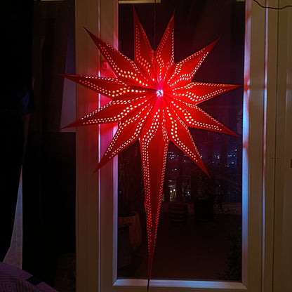 Lantern ALiLA ALiLa Star Lantern Kandil For Diwali Christmas Balcony, Akash Hanging Lantern For Home Living Room Xmas Festive Decor Decoration Lantern