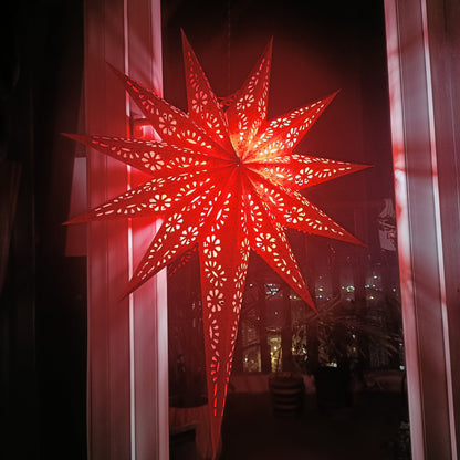 Lantern ALiLA ALiLa Star Lantern Kandil For Diwali Christmas Balcony, Akash Hanging Lantern For Home Living Room Xmas Festive Decor Decoration Lantern