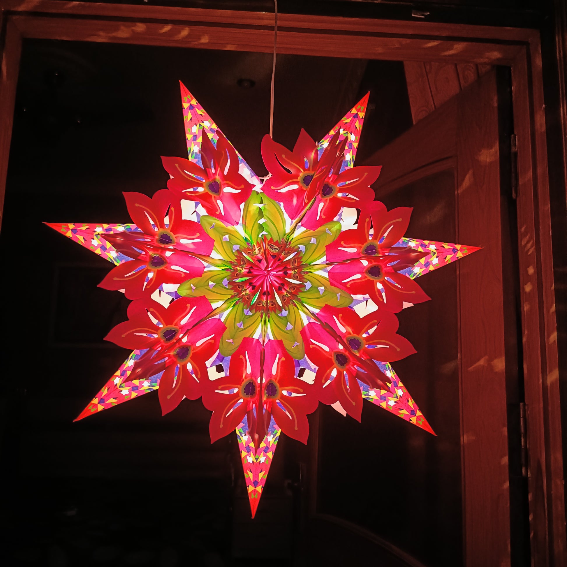 Lantern ALiLA ALiLa Star Lantern Kandil For Diwali Christmas Balcony, Akash Hanging Lantern For Home Living Room Xmas Festive Decor Decoration (Copy) Lantern