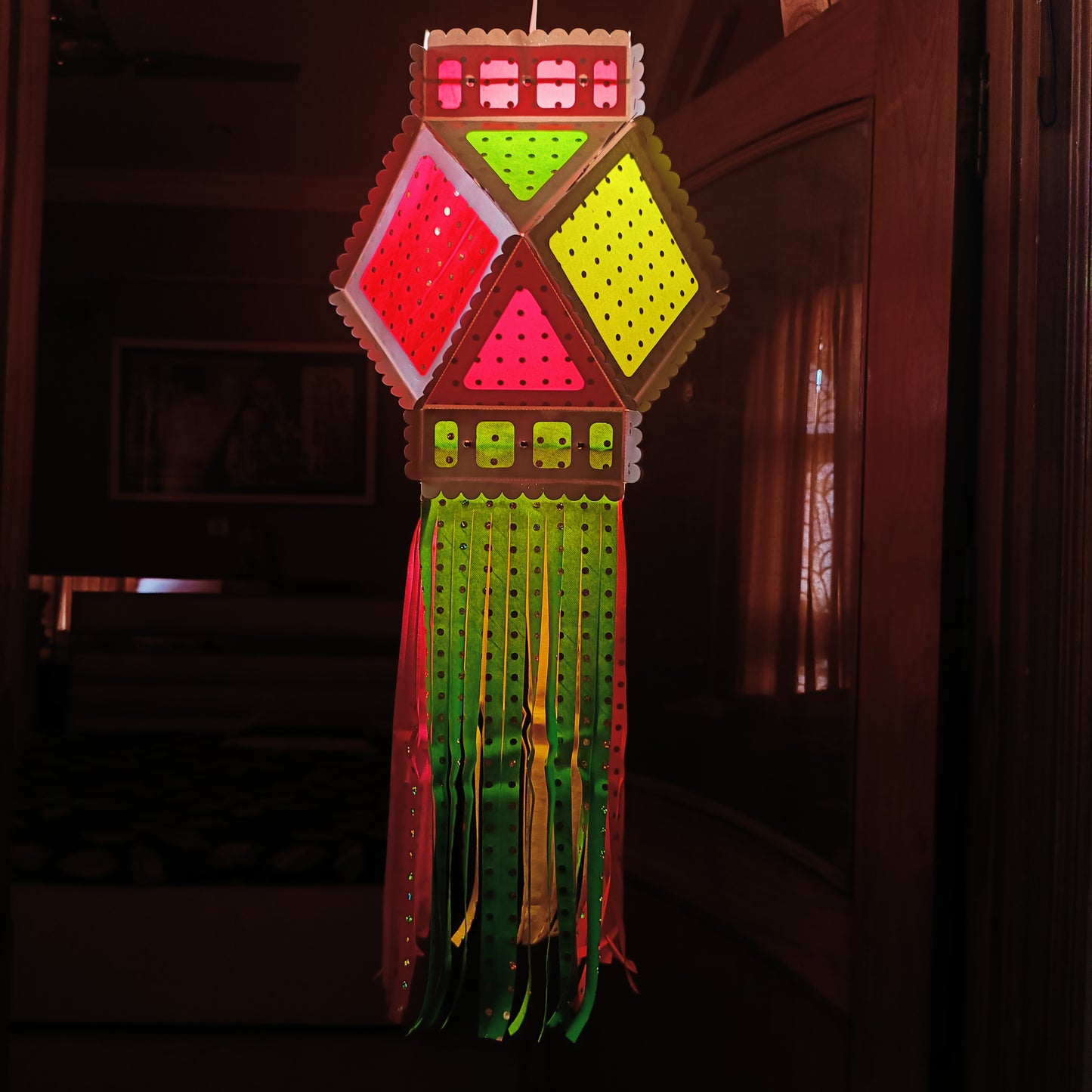 Lantern ALiLA ALiLa Akash Kandil For Diwali Balcony, Hangging Lantern For Home Living Room Festive Decor Devoration Lantern