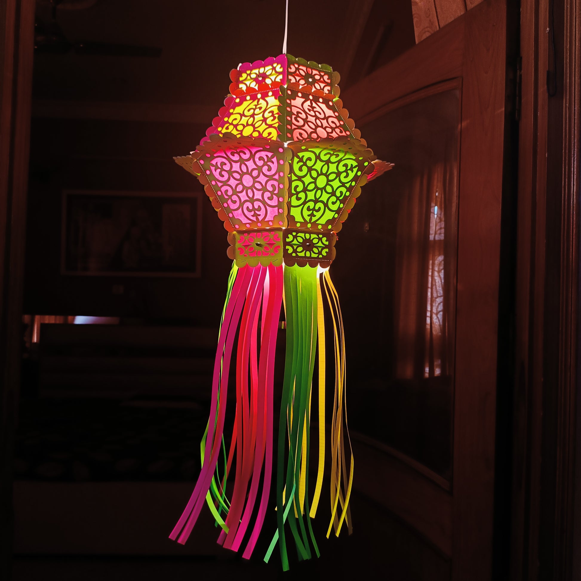 Lantern ALiLA ALiLa Akash Kandil For Diwali Balcony, Hanging Lantern For Home Living Room Festive Decor Decoration Lanterns Lantern