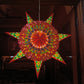 Lantern ALiLA ALiLa Star Lantern Kandil For Diwali Christmas Balcony, Akash Hanging Lantern For Home Living Room Xmas Festive Decor Decoration Lantern