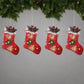 Christmas ALiLA Christmas Tree Hanging Ornaments Red Socks Festive Decor Medium Size, Set of 2 (Copy) Christmas