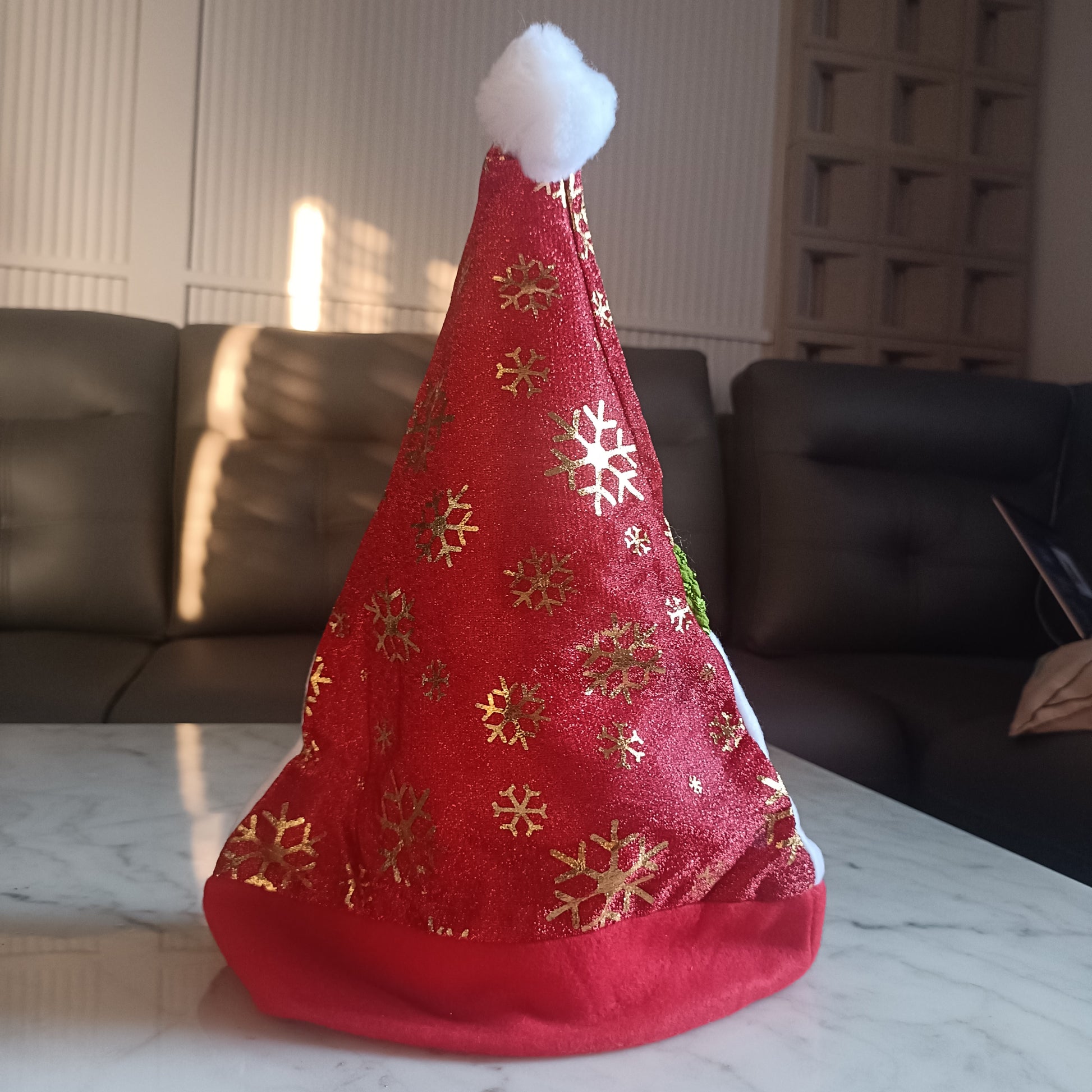 Christmas ALiLA Santa Red Cap Christmas Hat for Adult & Kids Comfortable Soft Free Size Santa Clause Xmas Decorations Christmas Decor Santa Caps Christmas