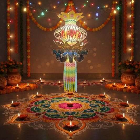 Lantern ALiLA ALiLa Akash Kandil For Diwali Balcony, Hanging Lantern For Home Living Room Festive Decor Decoration Lanterns Lantern