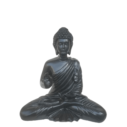 Meditating Buddha Statue Idol for Home Office Decoration & Gifting item Serenity and Spiritual Elegance, 8 Inches Height - ALiLA
