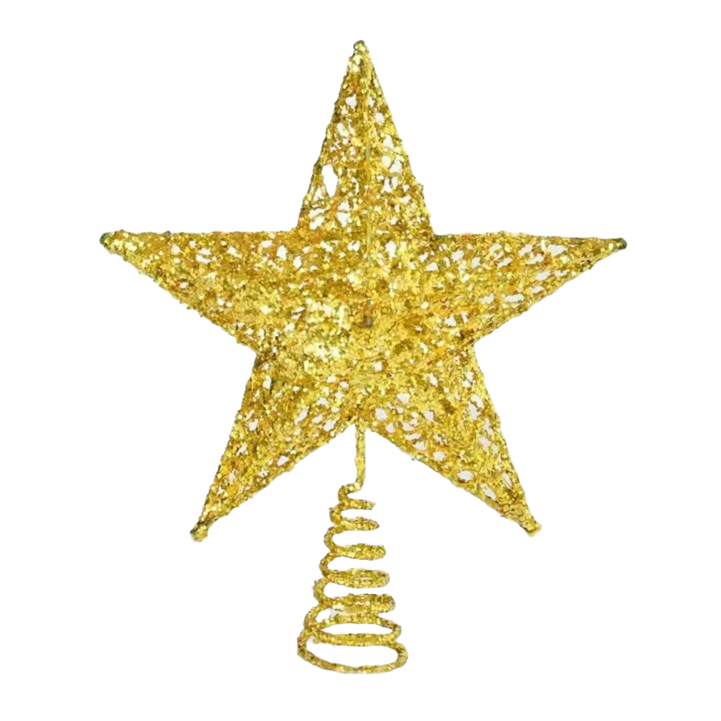 Christmas ALiLA Tree Top Hanging Star for Artificial Christmas Picks for Xmas Tree Topper Stars Decorations Hanging Ornaments, DIY Xmas Wreath, Crafts, Holiday and Home Decor, 9 Inches Christmas