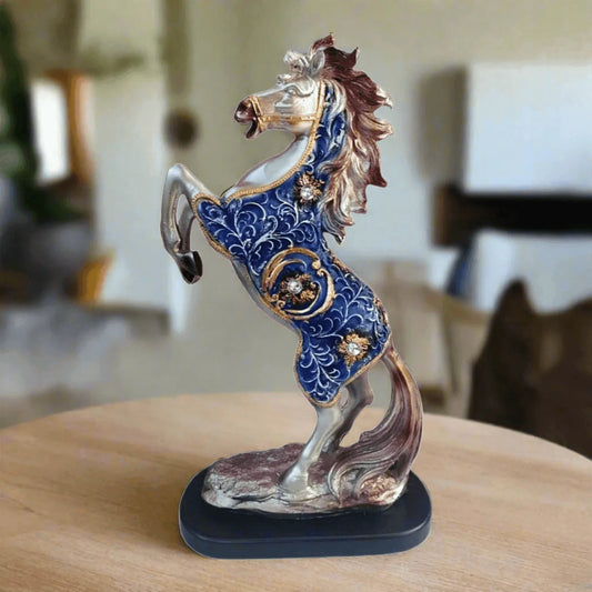 ALiLa Jumping Horse in Antique Designer Exclusive Showpiece Idol Statue for Gifting & Home Table Decoration, 13 inch Height… - ALiLA