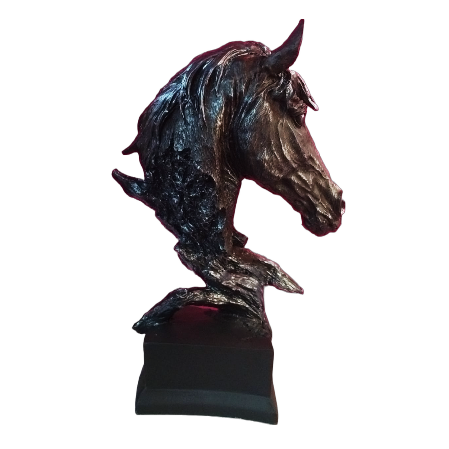 Statue ALiLA Horse Face Statue Idol Showpiece for Home Living Room Decoration & Gifting, 15 inches Height Statue