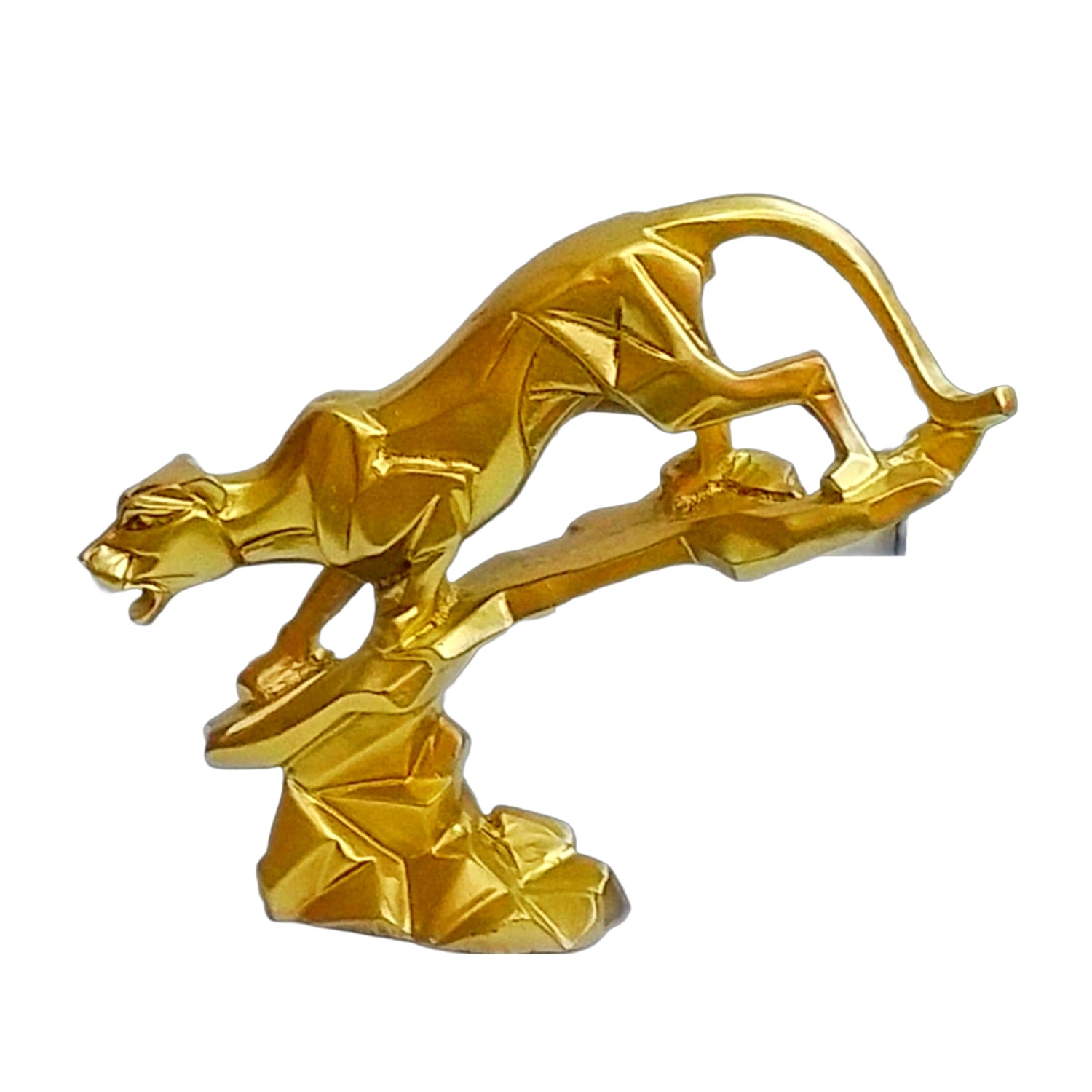 Statue ALiLA Elegant and Majestic Panther/Jaguar Geometrical Statue - Feng Shui Figurine - Enhance Your Home Interior Decor with This Showpiece Decorative Handicraft Item, 8 inches Statue