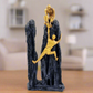 Statue ALiLA Human Climbing Mountain Statue Showpiece Idol for Gifting & Home Table Decoration Vastu Lucky, 10 Inches Height… Statue