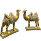 Statue ALiLA Golden Camels Statue Showpiece Idol for Gifting & Home Table Decoration Vastu Lucky, 10 Inches Height, Set of 2 Statue