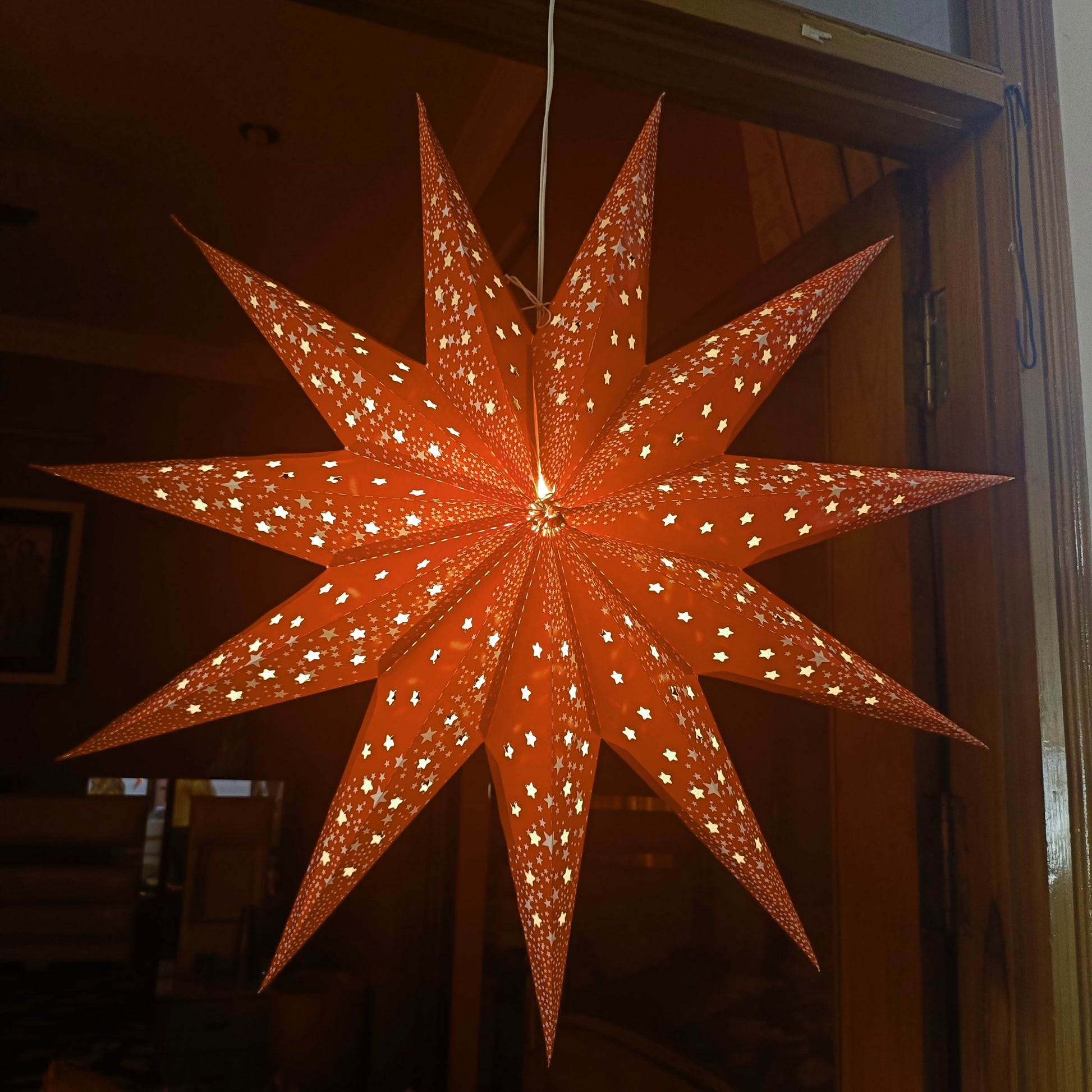 Lantern ALiLA ALiLa Star Lantern Kandil For Diwali Christmas Balcony, Akash Hanging Lantern For Home Living Room Xmas Festive Decor Decoration Lantern